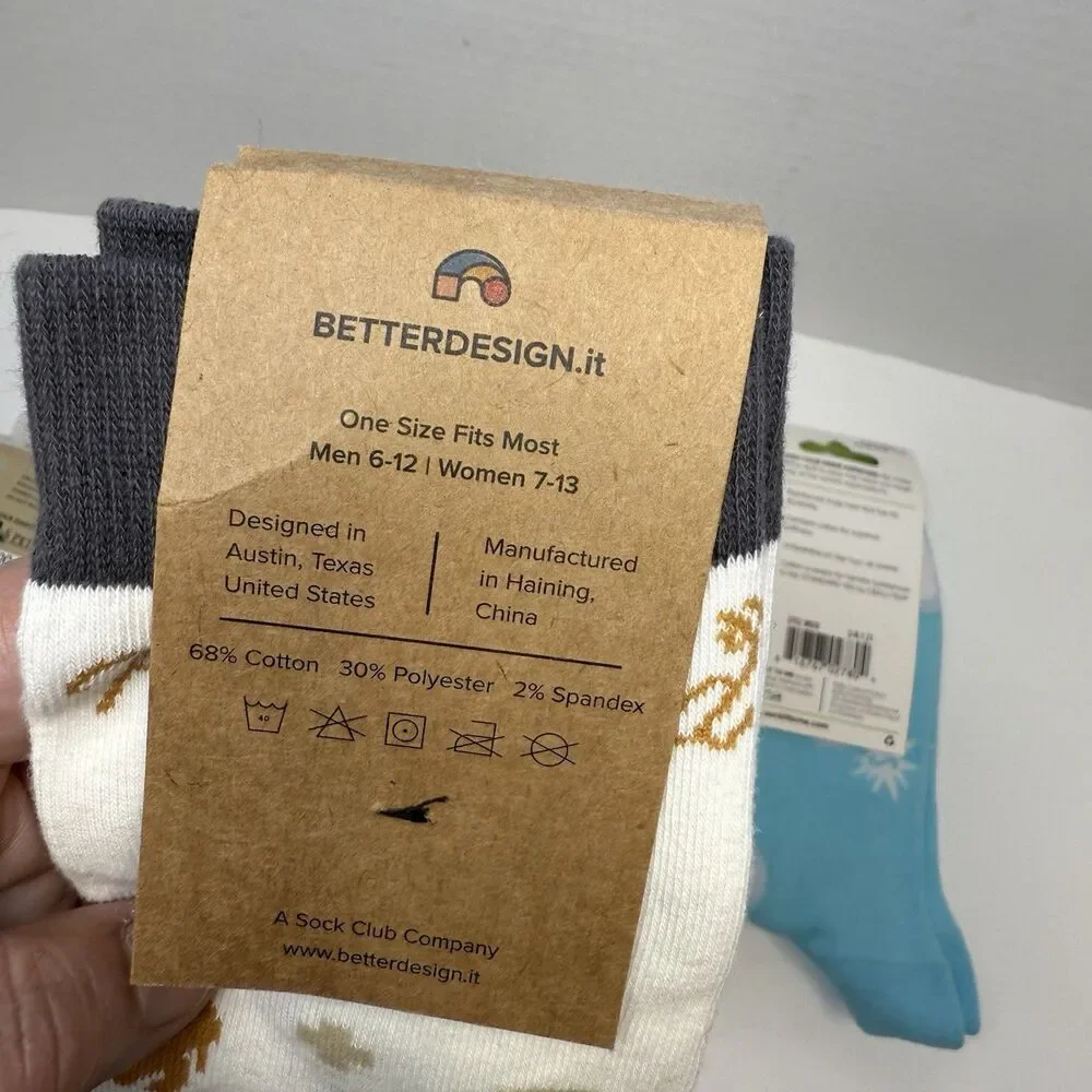 Veterinarian Animal Lover 3 Pair New Sock Bundle Lot Unisex New